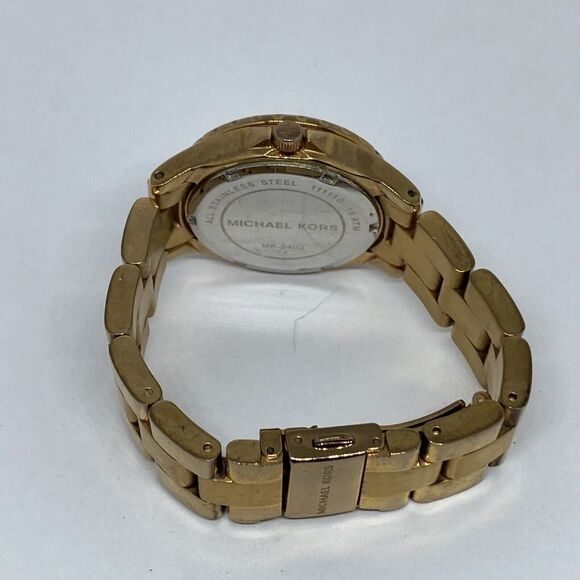 Michael Kors Glitz MK5403 Women\'s Stainless Steel Analog Dial Quartz Watch MP844